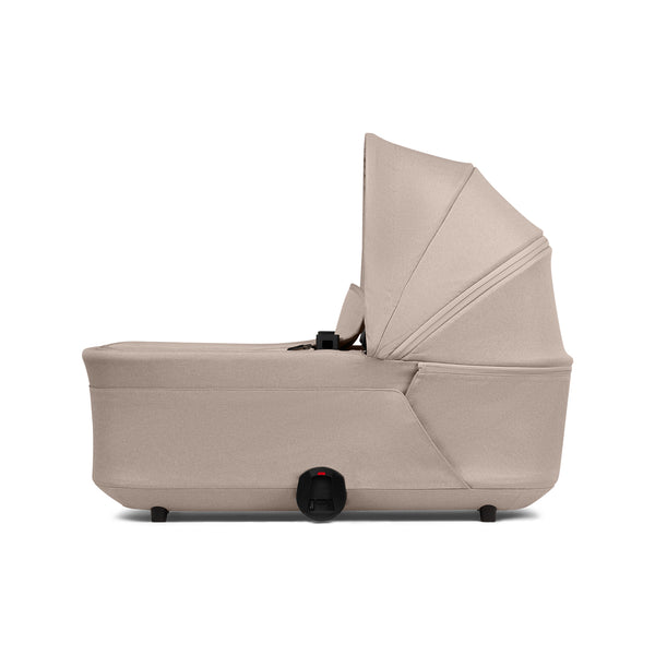 Joolz Hub² Cot – Premium Comfort, Breathable Mattress, Extendable UPF 50+ Canopy, Water-Repellent Fabric, One-Hand Release, Soft rPET Lining, Ventilated Design, Perfect for Newborns - Sandy Taupe